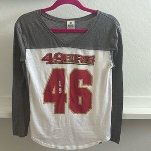 NFL PINK San Francisco 49ers t shirt, size xs